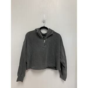 JEANASIS Hooded Grey Sweatshirts Size F